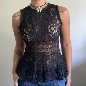 Knit Crochet Tank